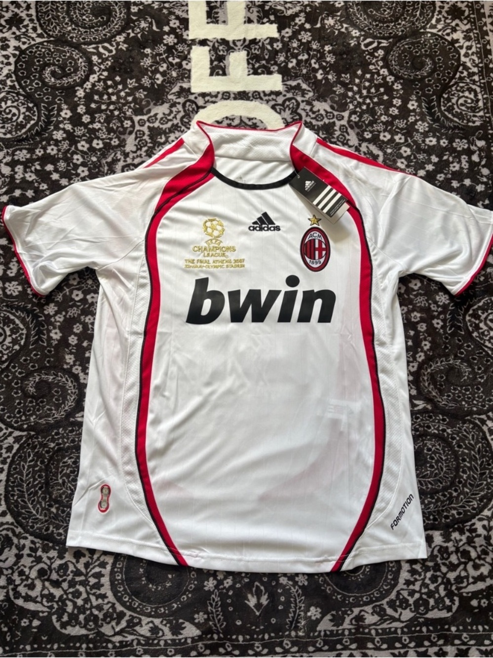 AC Milan 2006/7 Away Kaka #22 UCL Final Retro Soccer Jersey